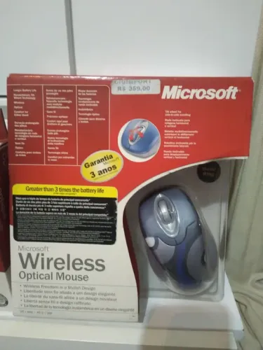 Mouse Sem Fio Microsoft Wireless Optical