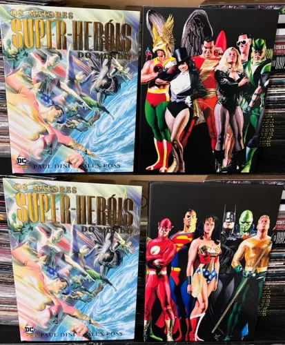 Os maiores super heróis do mundo edição absoluta com box