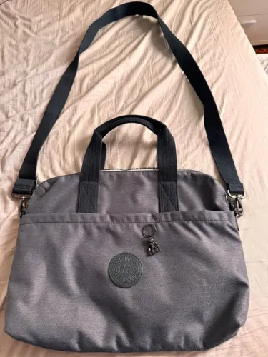 Bolsa tipo mensageiro Kipling azul marinho original