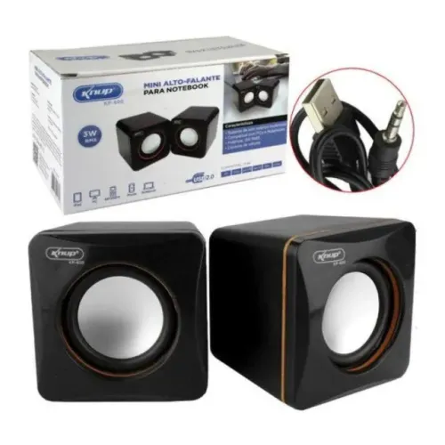 Mini Auto-falante Para Pc E Notebook Pc Kp-600
