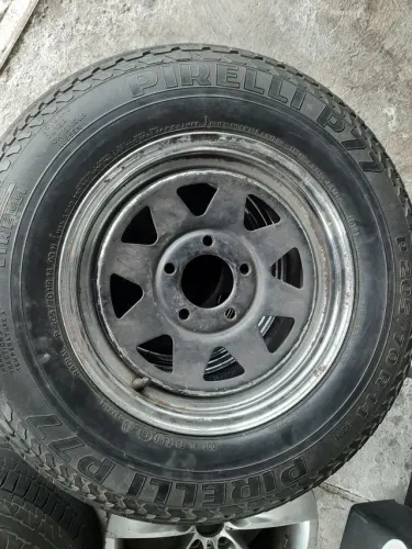 Roda de ferro aço aro 15 estilo mangels Maverick 5x114 e 5x139