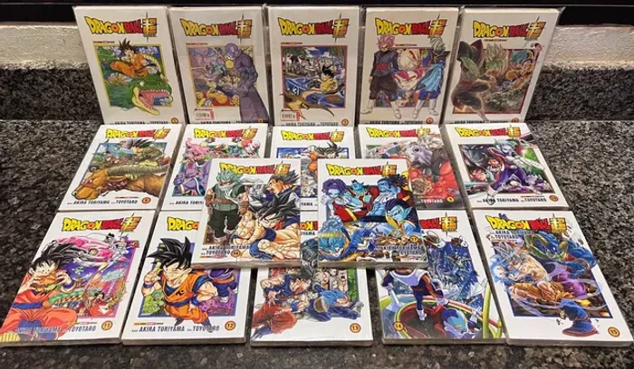 Dragon ball super 1 ao 17 algumas ainda lacradas