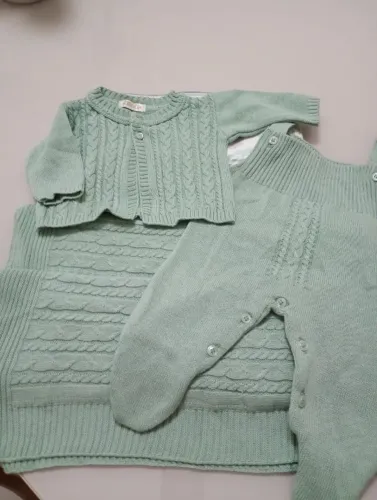 ROUPINHA PARA BEBÊ DE LINHA SAÍDA MATERNIDADE 3 PEÇAS