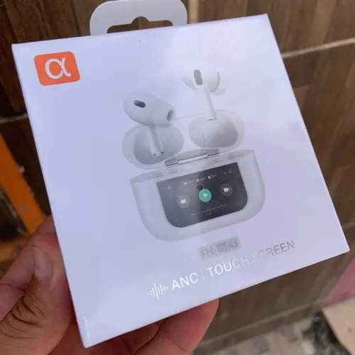 Fone de Ouvido Bluetooth com Tela Touchscreen