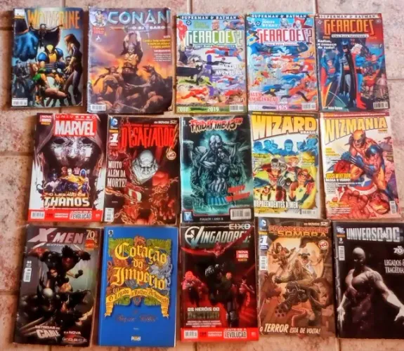 Revistas quadrinhos para colecionador 