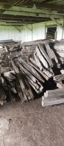 Palanques madeira nobres usado 1m
