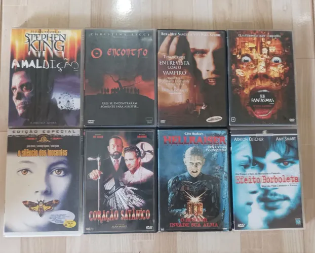 Coleção de DVDs de Terror
