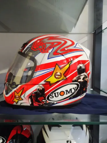 Capacete Suomy Apex Biaggi Tam 58 fibra de carbono Ed limitada 