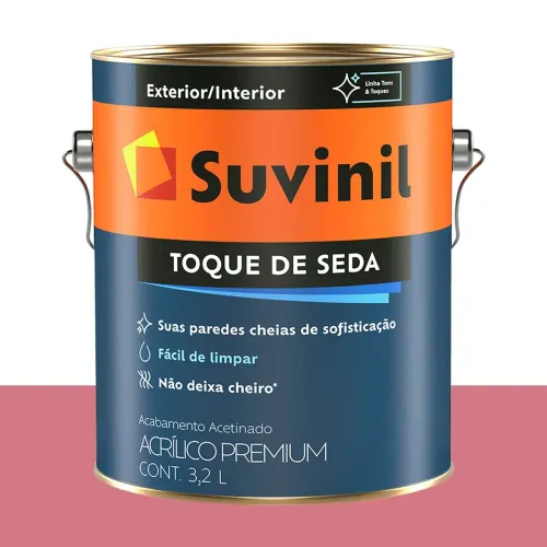 Tinta Acrílica Acetinada Suvinil Bola de Chiclete 3,2 L