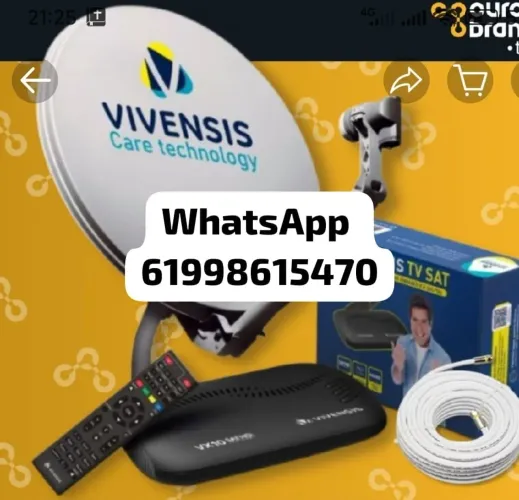parabólica kit Completo de Antena  VIVENSIS