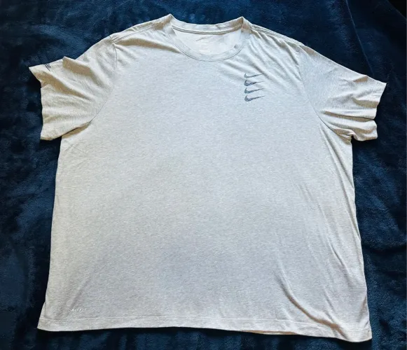 Camiseta Nike Dri-FIT Cinza - Original Importada Tamanho GGGG