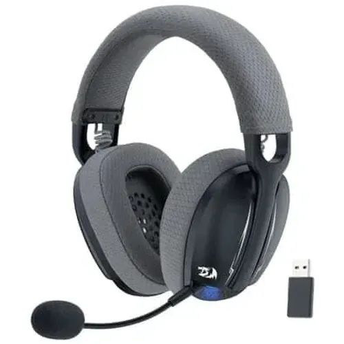 Headset Gamer Redragon Skuld Pro Sem Fio Bluetooth Microfone Destacável - WZetta