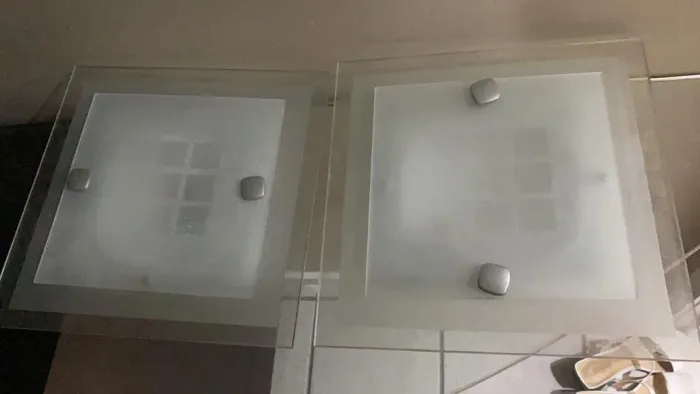 2 plafons para iluminação