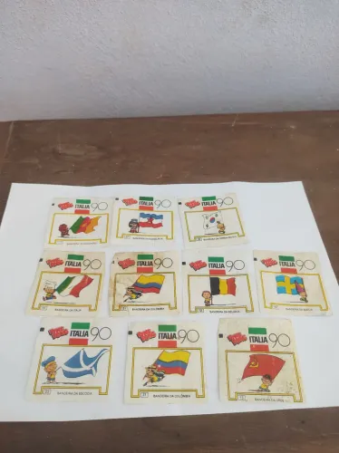 Figurinhas Copa do Mundo Itália 90