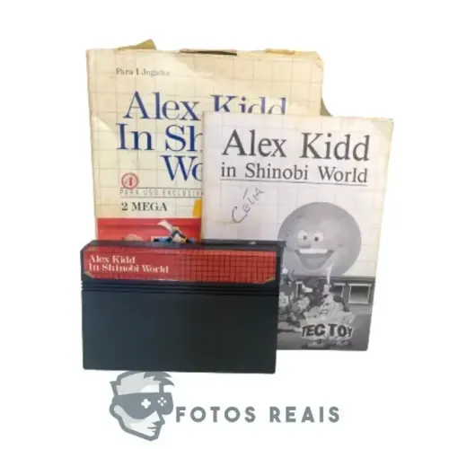 ALEX KIDD IN SHINOBI WORLD SEMINOVO - MASTER SYSTEM