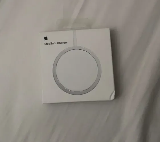 Carregador Magsafe Apple Indução Magnético Mhxh3am/a Branco