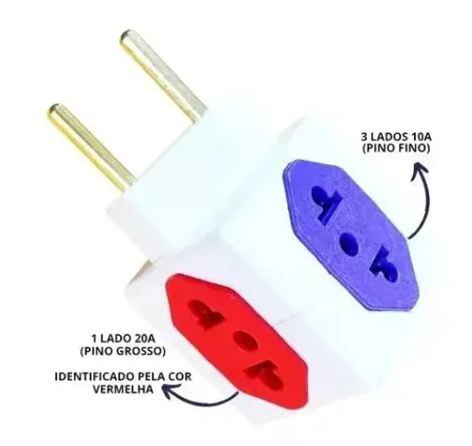 Adaptador Tomada 20 Amperes Para Aquecedor