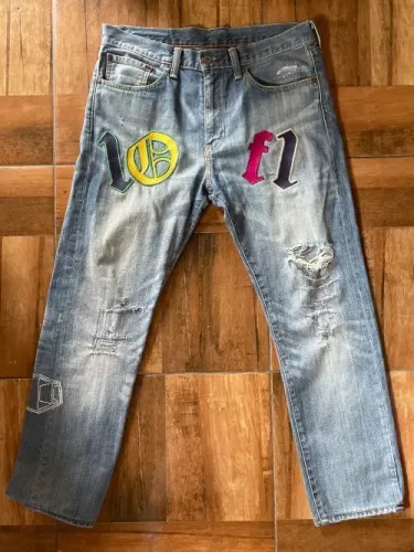 calca exclusiviist 1of1 colab com a levis rarissima