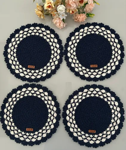 Souplast de crochê - mesa posta 