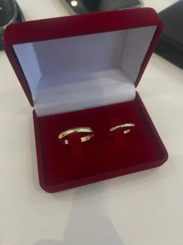 Aliança de ouro 18k | Casamento - Garantia vitalícia!