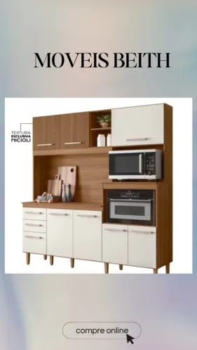Promoção Cozinha Marrom 100% MDF  - 05/04/25