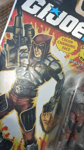 Comandos em Ação Hasbro Zartan Autografado