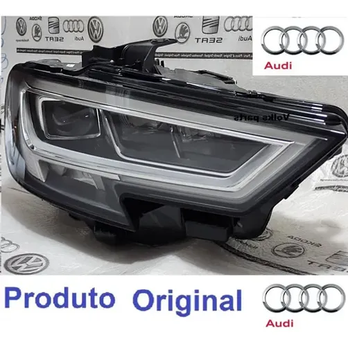 Farol direito Audi a3 rs3 full led 2017 a 2021