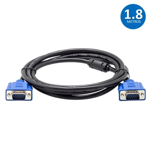 Cabo Vga Para Vga 1.8 Metros com Filtro - Kross