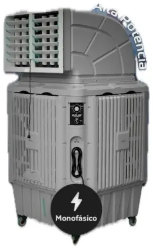Climatizador Industrial de alta potência com 1100w de potência