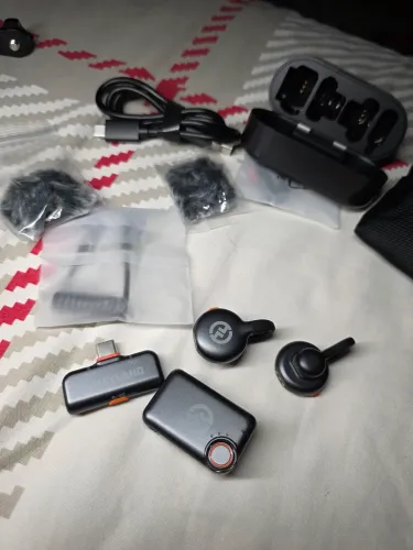 Microfone Sem Fio Hollyland Lark M2s Combo Ultimate 