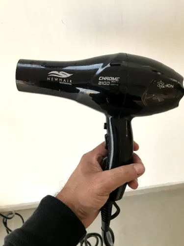 secador New Hair -profissional Chrome 2100 watts - ion - perfeito estado pouco uso