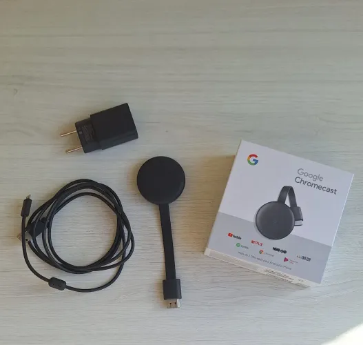 Chromecast 3 HDMI Full HD 1080p Google - Preto