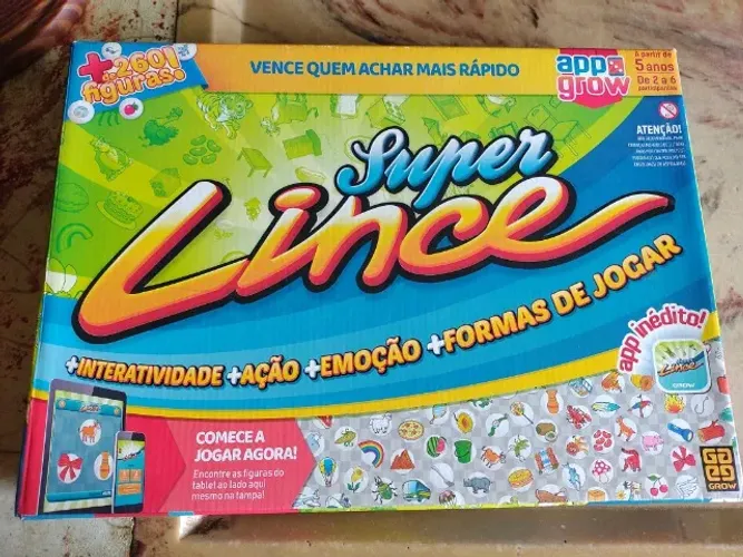 Jogo Super Lince da Grow - Completo (Versão com App)