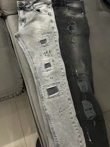 2 calça jogador skinny 