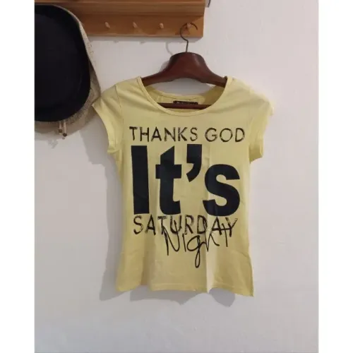 Blusinha Amarela Estampada