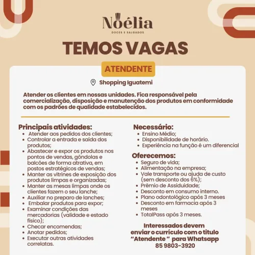 Vagas diversas