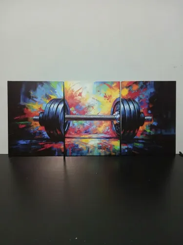 Quadro Decorativo Academia Motivação Decoração De Parede 3d - OPORTUNIDADE