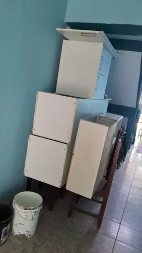 Armários MDF 9 peças COZINHA e LAVANDERIA