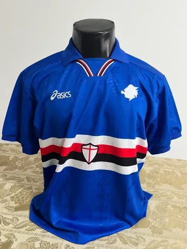 Camisa Sampdoria Asics 1997 Importada Rara #10 Mancini 