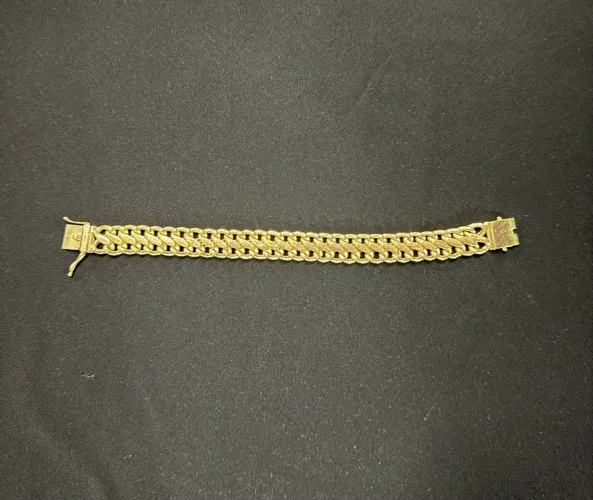 PULSEIRA DE OURO MASCULINA