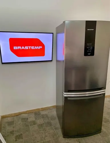 Geladeira Brastemp, Fazemos a entrega.