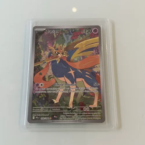 Carta Pokémon Zacian Ilustração Rara