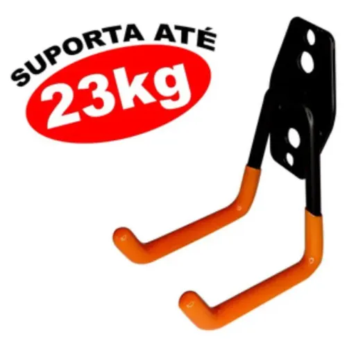 Suporte Multiuso Parede Pendurar Vassoura Rodo Bike Mangueira 23kg _ CS377
