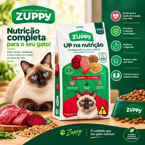 RACAO ZUPPY CAT PREMIUM ESPECIAL 10KG