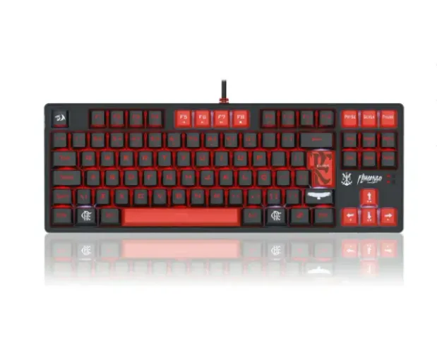 TECLADO MECANICO REDRAGON FLAMENGO NATION TKL SWITCH MARROM
