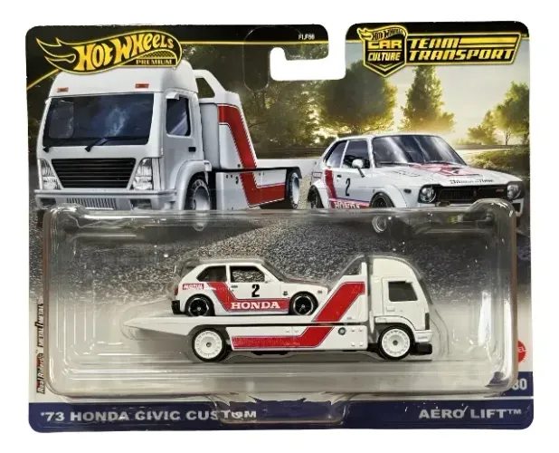 Hot Wheels Team Transport - 73 Honda Civic Custom Aero Lift