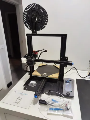 Impressora 3D Ender 3 V2 + Upgrades [Extrusora de metal + Molas de Silicone]