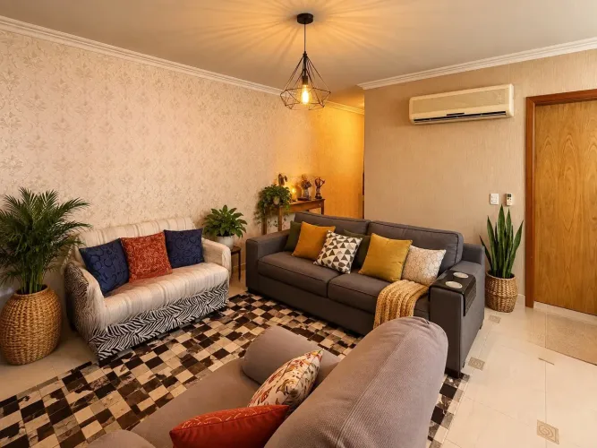 Apartamento com 3 dormitórios, suite, lavabo e 2 vagas de garagem ao lado do Iguatemi