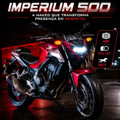 CB 500F 2019 Vermelha Estado Premium
