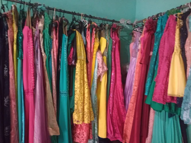 Venda de roupas de loja de aluguel